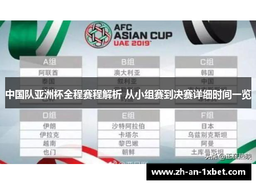 中国队亚洲杯全程赛程解析 从小组赛到决赛详细时间一览 中国队亚洲杯全程赛程解析 从小组赛到决赛详细时间一览
